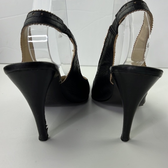 Circa Joan & David Classic black leather heels - Picture 6 of 11
